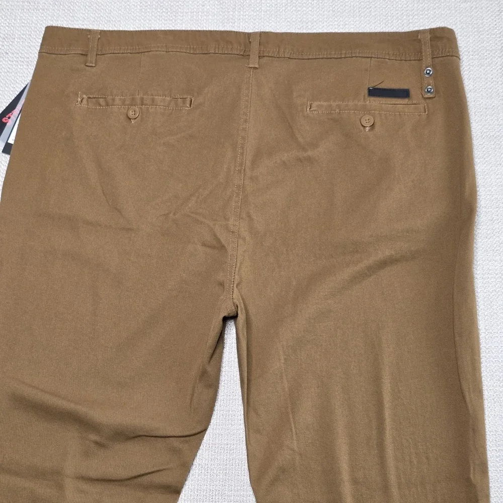 Galaxy by Harvic Men's Timber Slim Fit Stretch‎ Chino Pants Size 42x32 NWT